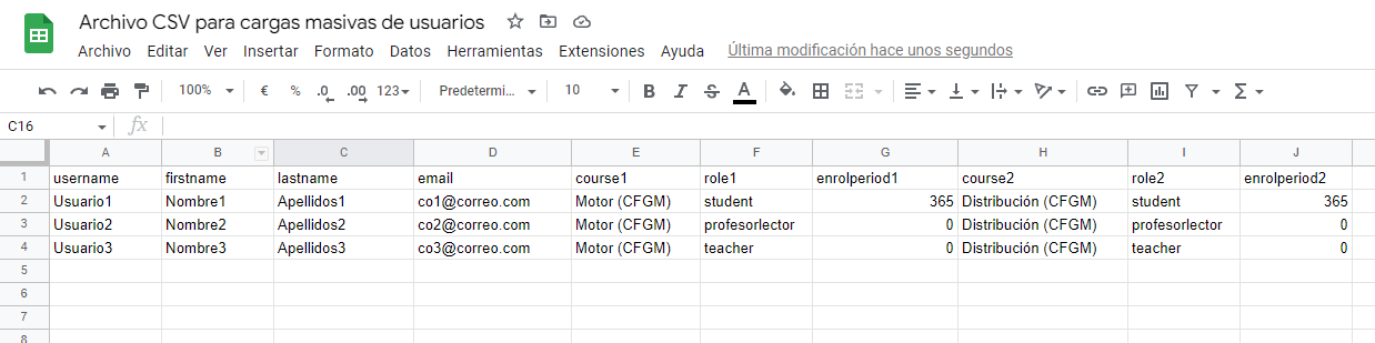 Ejemplo de la actividad "Palabra perdida"